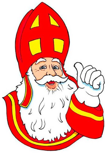 Sinterklaas Raamsticker (50x36cm)