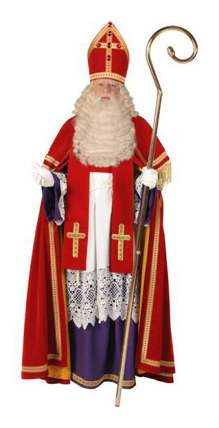 Kostuum Sinterklaas Fluweel TV Bram