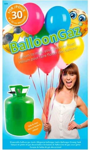 Heliumtank 30 Ballonnen